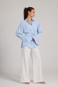 BLUE BELL LINEN  BLOUSE