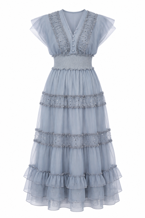 THE STAR GREY DRESS