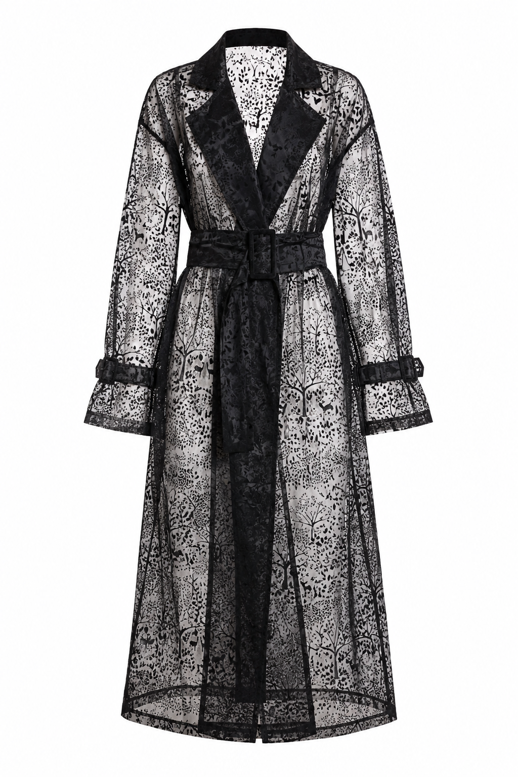 MIDNIGHT DEER ORGANZA COAT