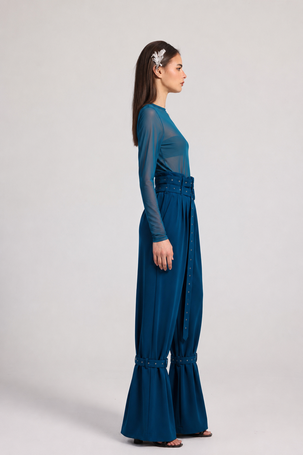 BELL PANTS IN AZURE