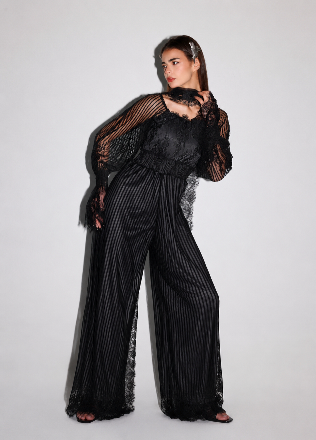 Noir Éclipse jumpsuit