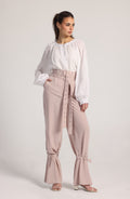 BELL PANTS IN ROSY BEIGE