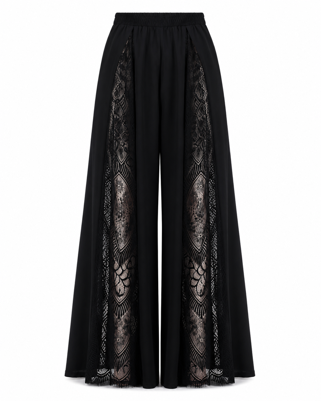 NOIR LACE CAPE SET