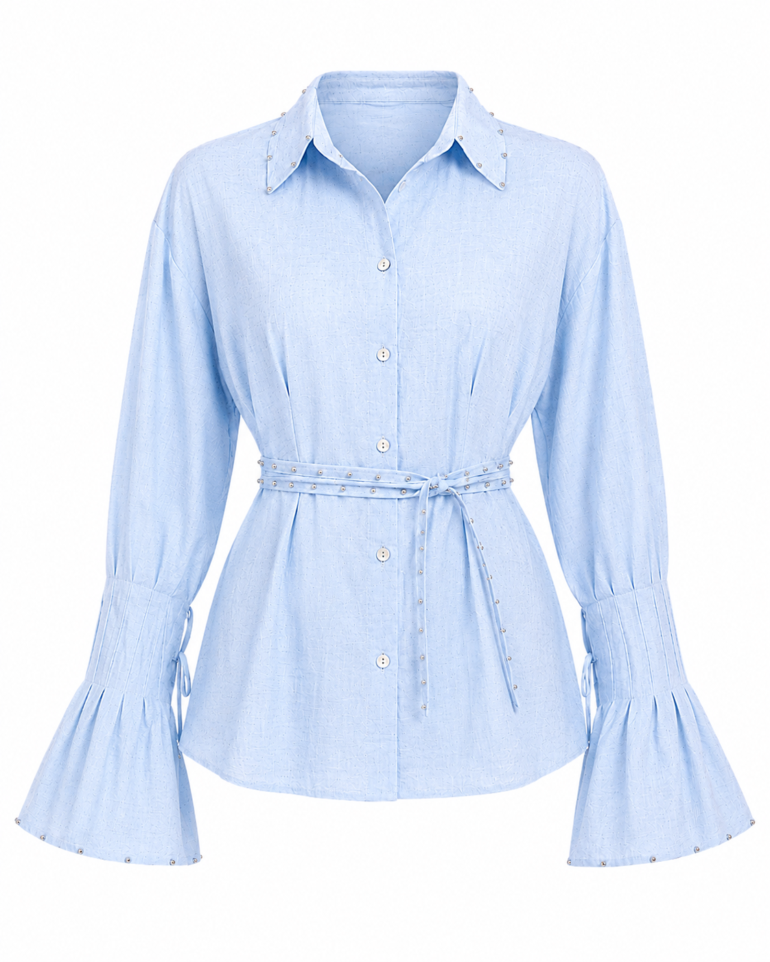 BLUE BELL LINEN  BLOUSE