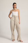 BELL PANTS IN SAND BEIGE