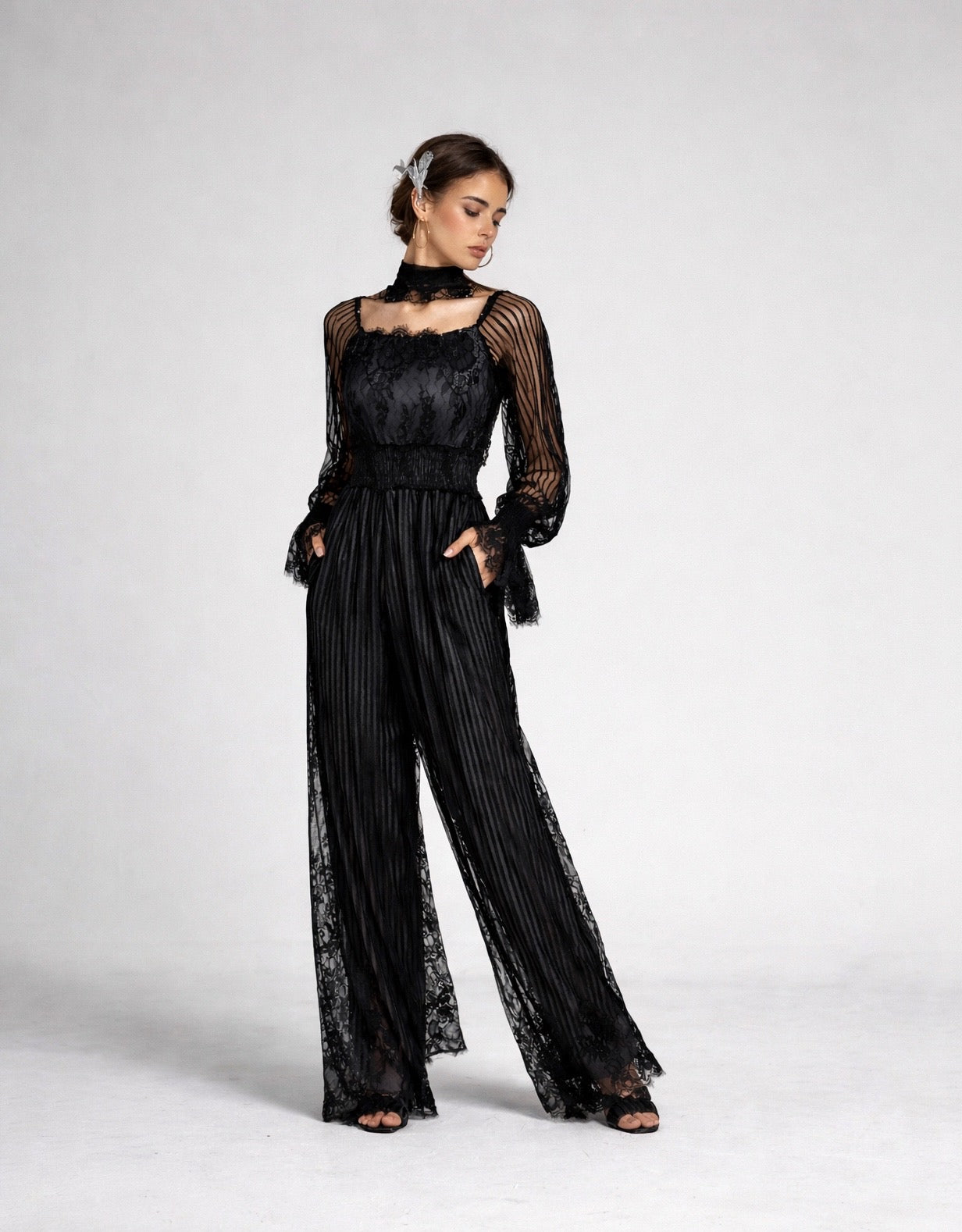 Noir Éclipse jumpsuit