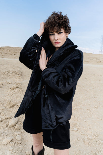 BLACK VELVET JACKET