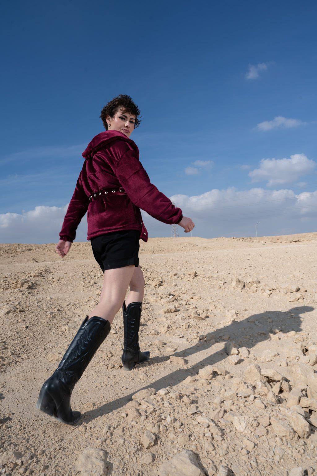 MY BURGUNDY VELVET JACKET