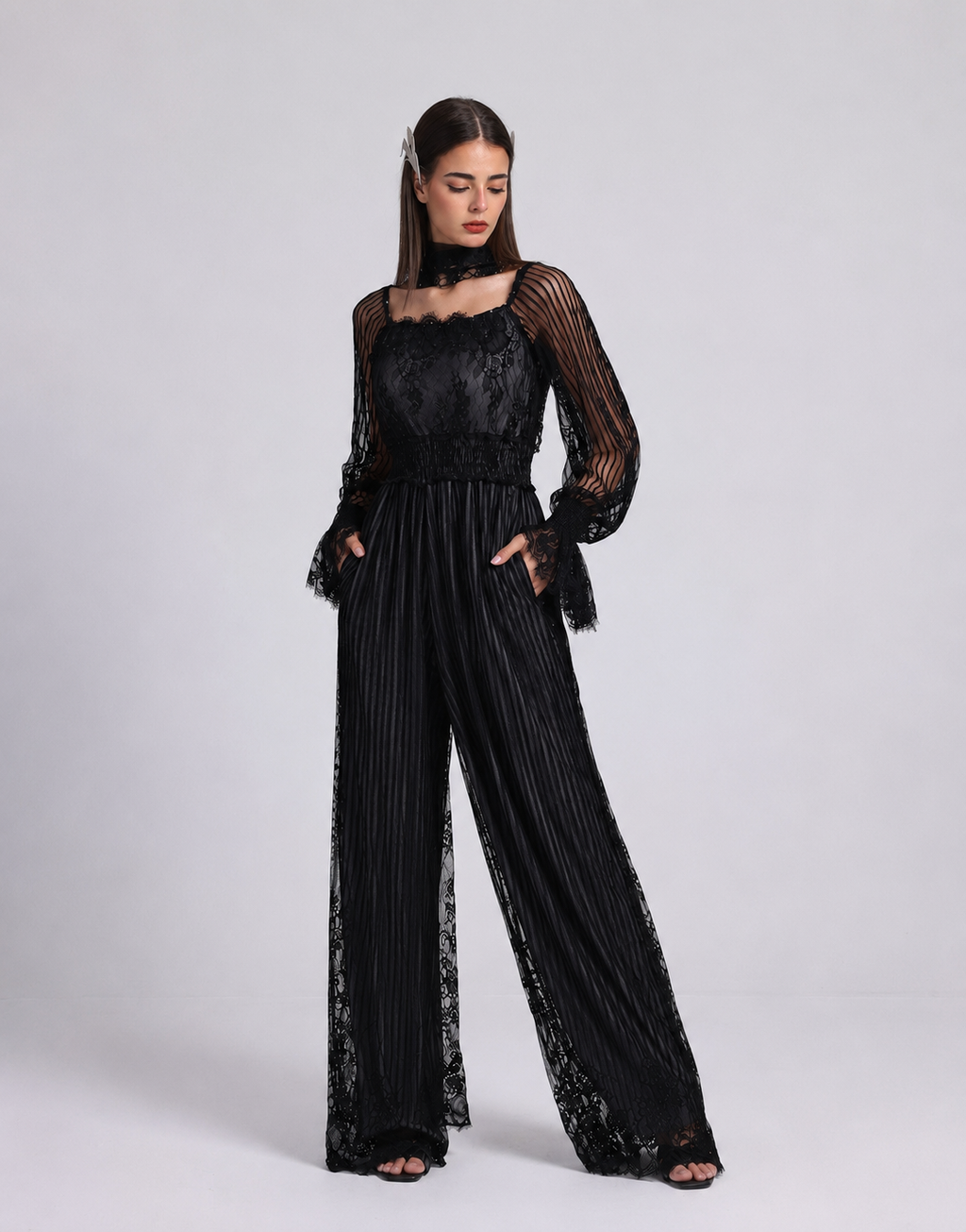 Noir Éclipse jumpsuit