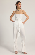 BELL PANTS IN WHITE