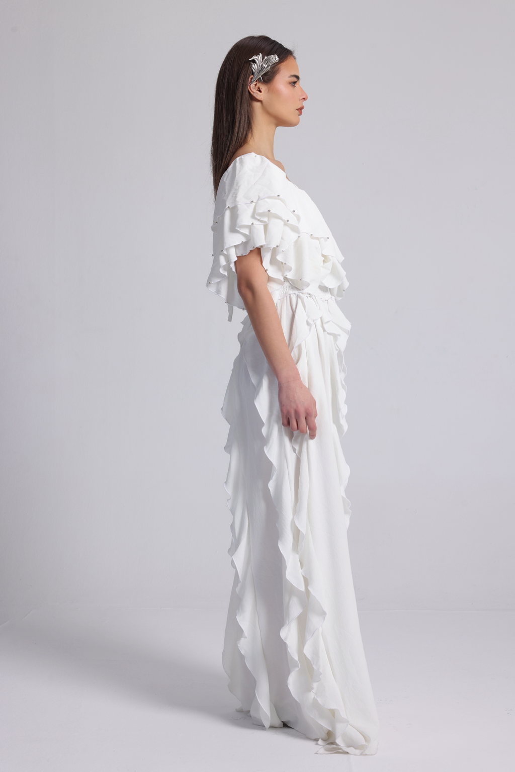 BUTTERFLY WHITE DRESS