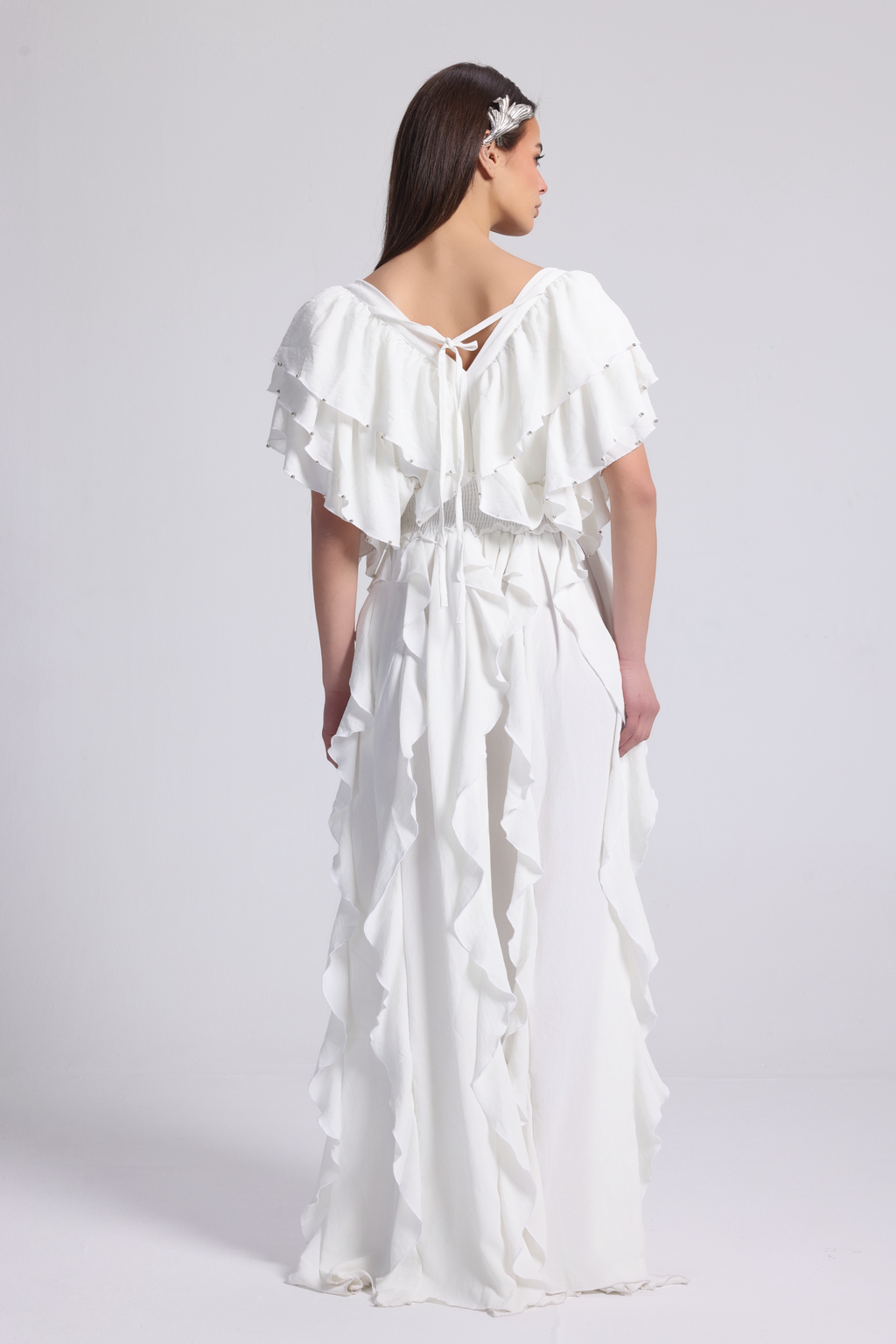 BUTTERFLY WHITE DRESS