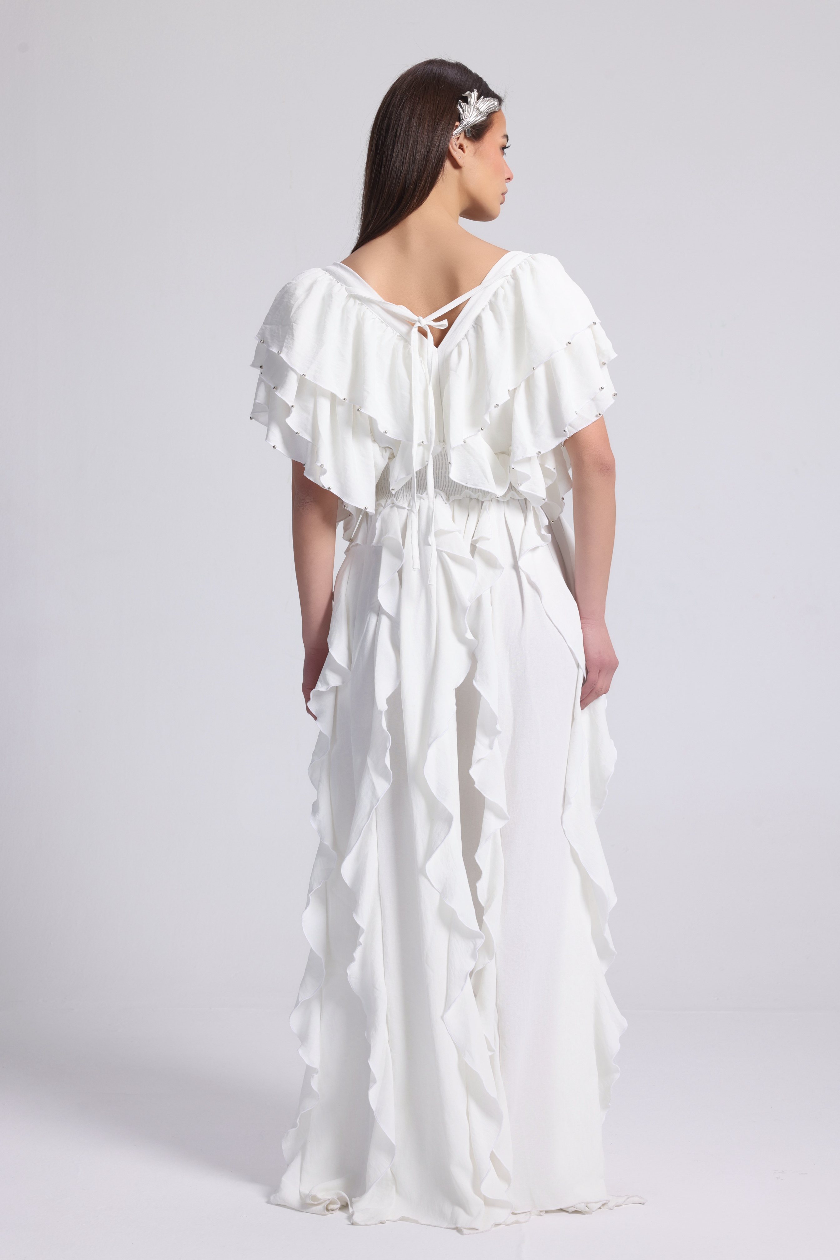 BUTTERFLY WHITE DRESS