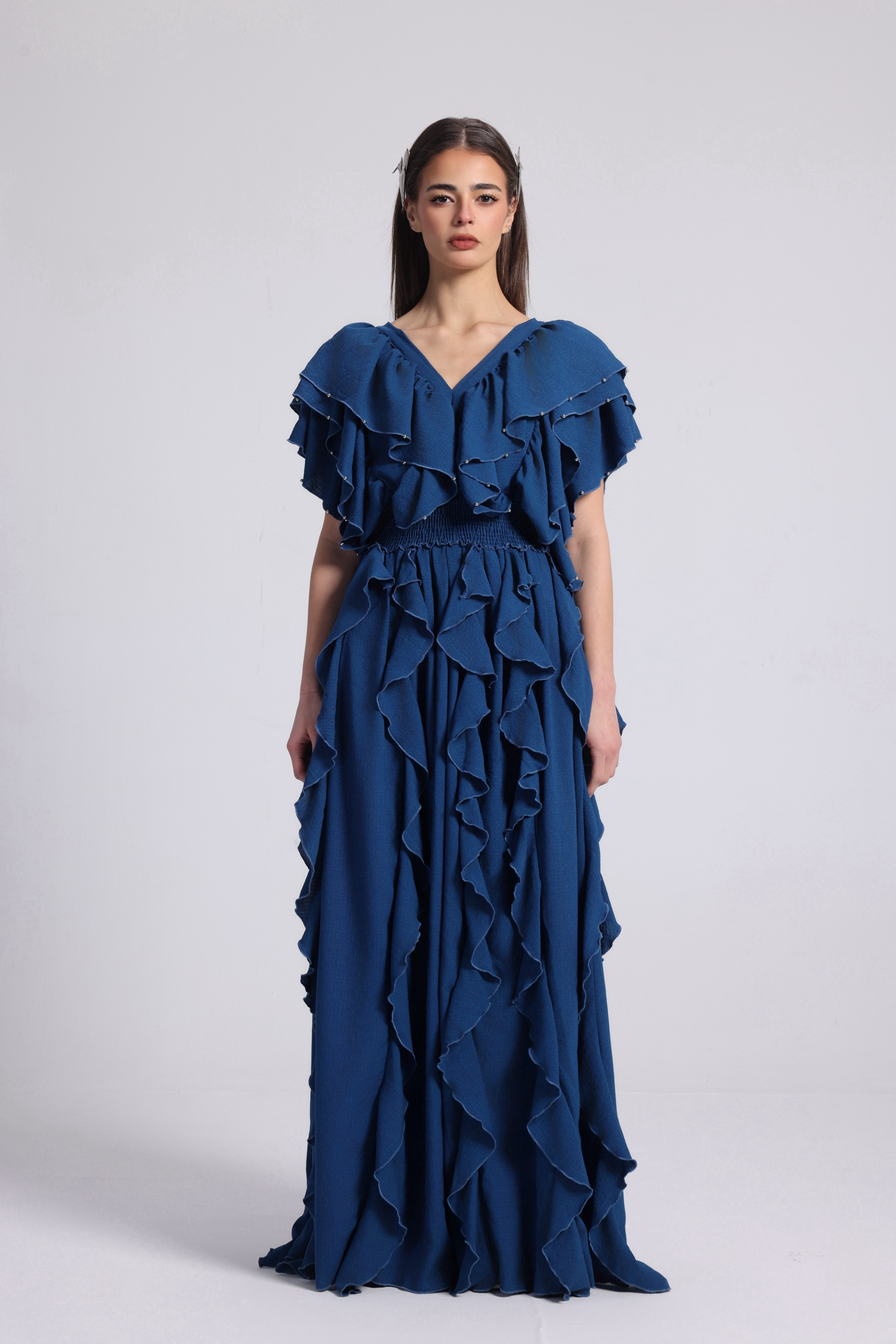 BUTTERFLY SEA BLUE DRESS