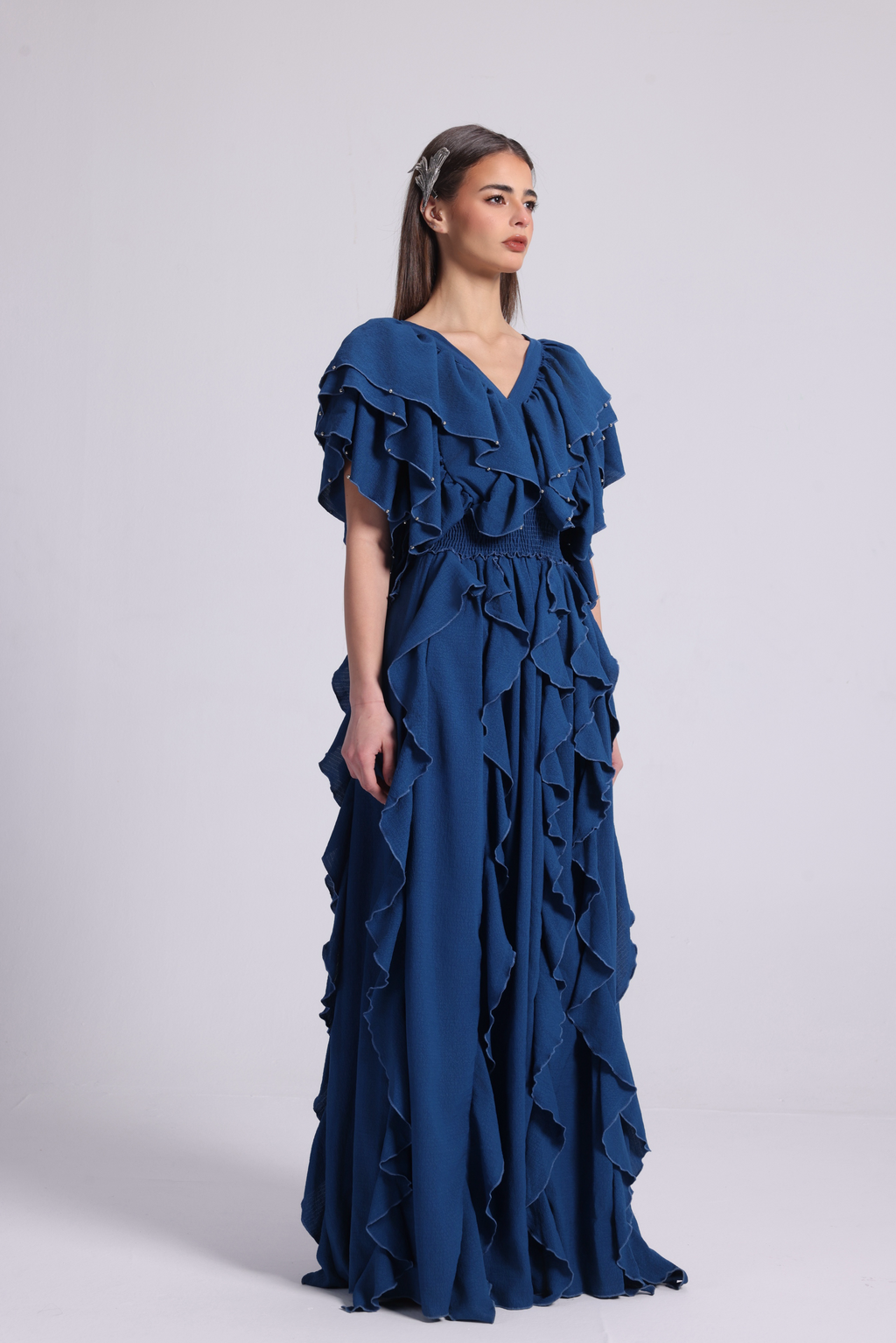BUTTERFLY SEA BLUE DRESS