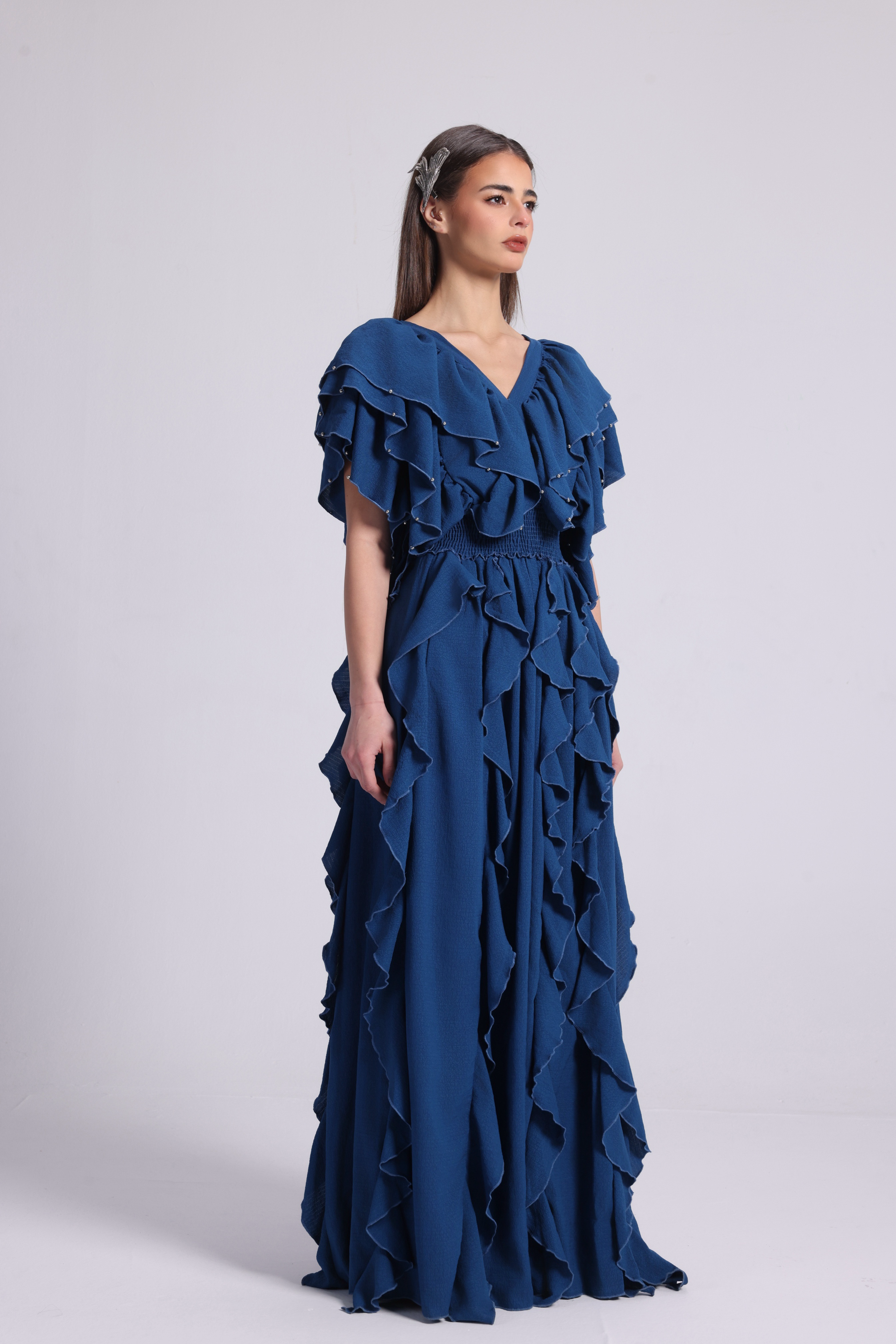 BUTTERFLY SEA BLUE DRESS
