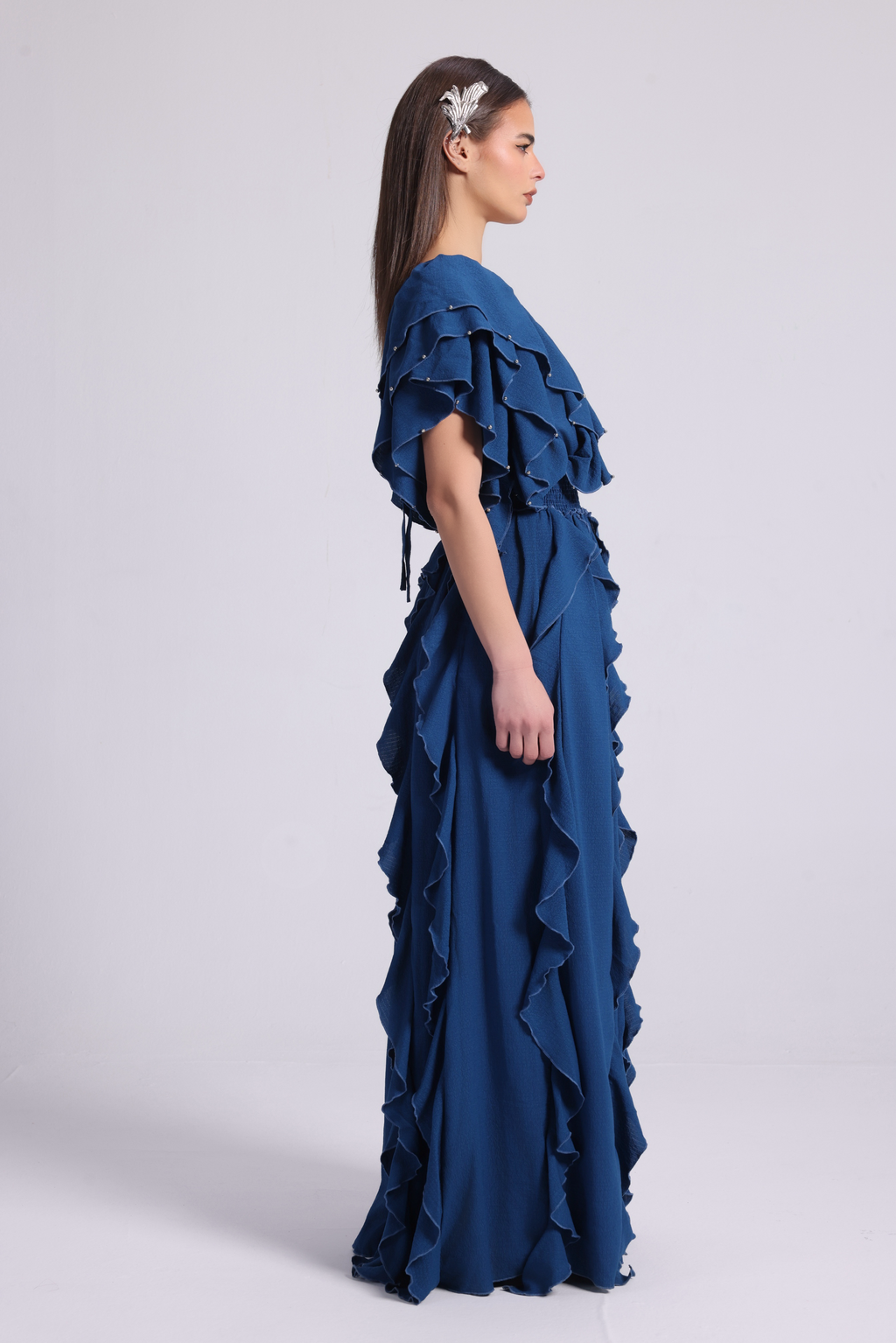 BUTTERFLY SEA BLUE DRESS
