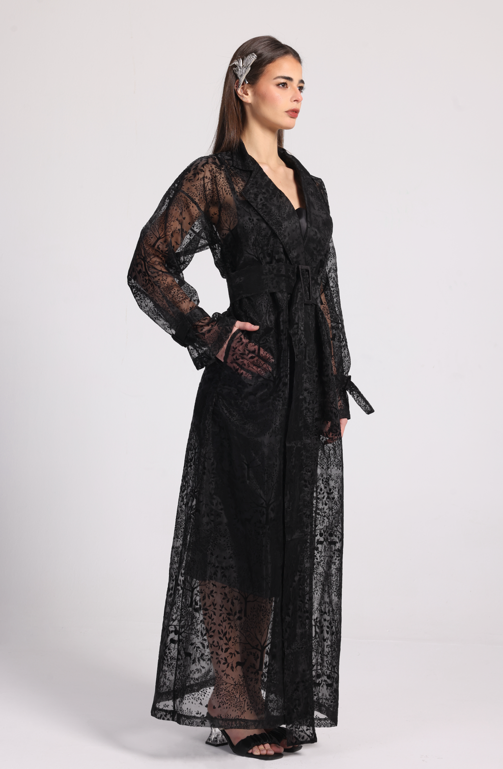 MIDNIGHT DEER ORGANZA COAT