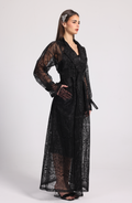 MIDNIGHT DEER ORGANZA COAT