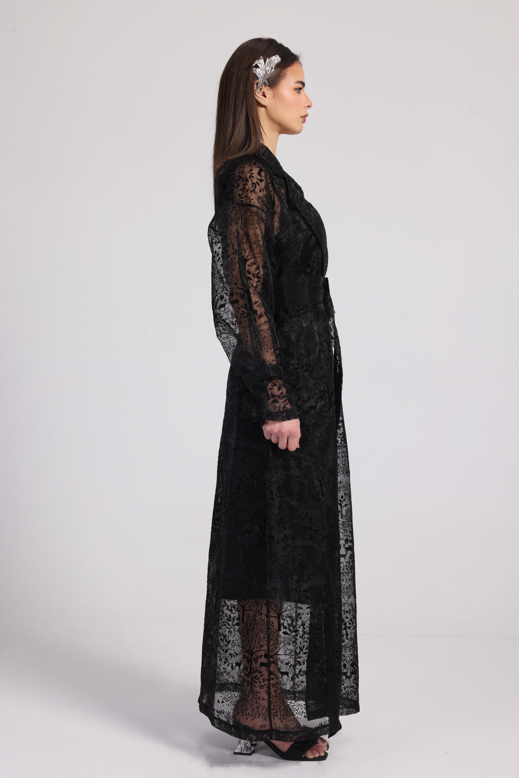 MIDNIGHT DEER ORGANZA COAT