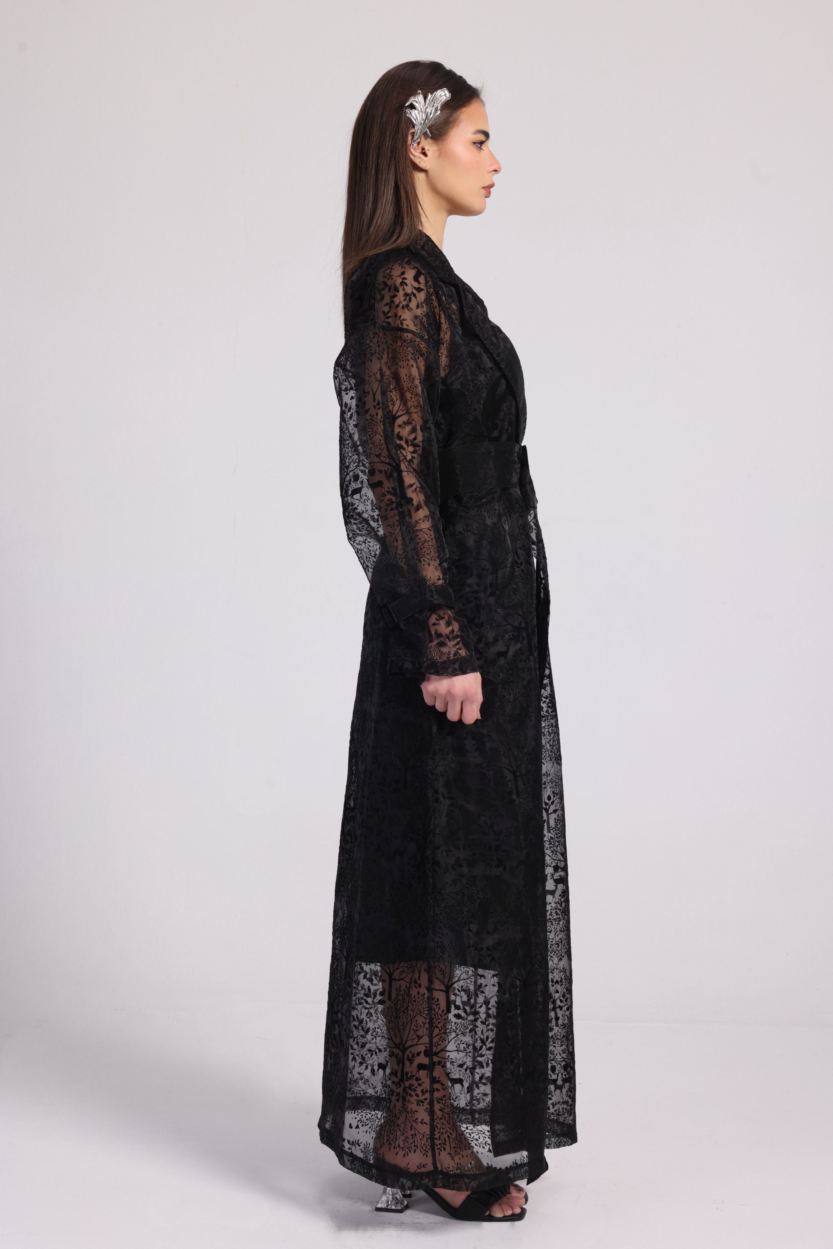 MIDNIGHT DEER ORGANZA COAT