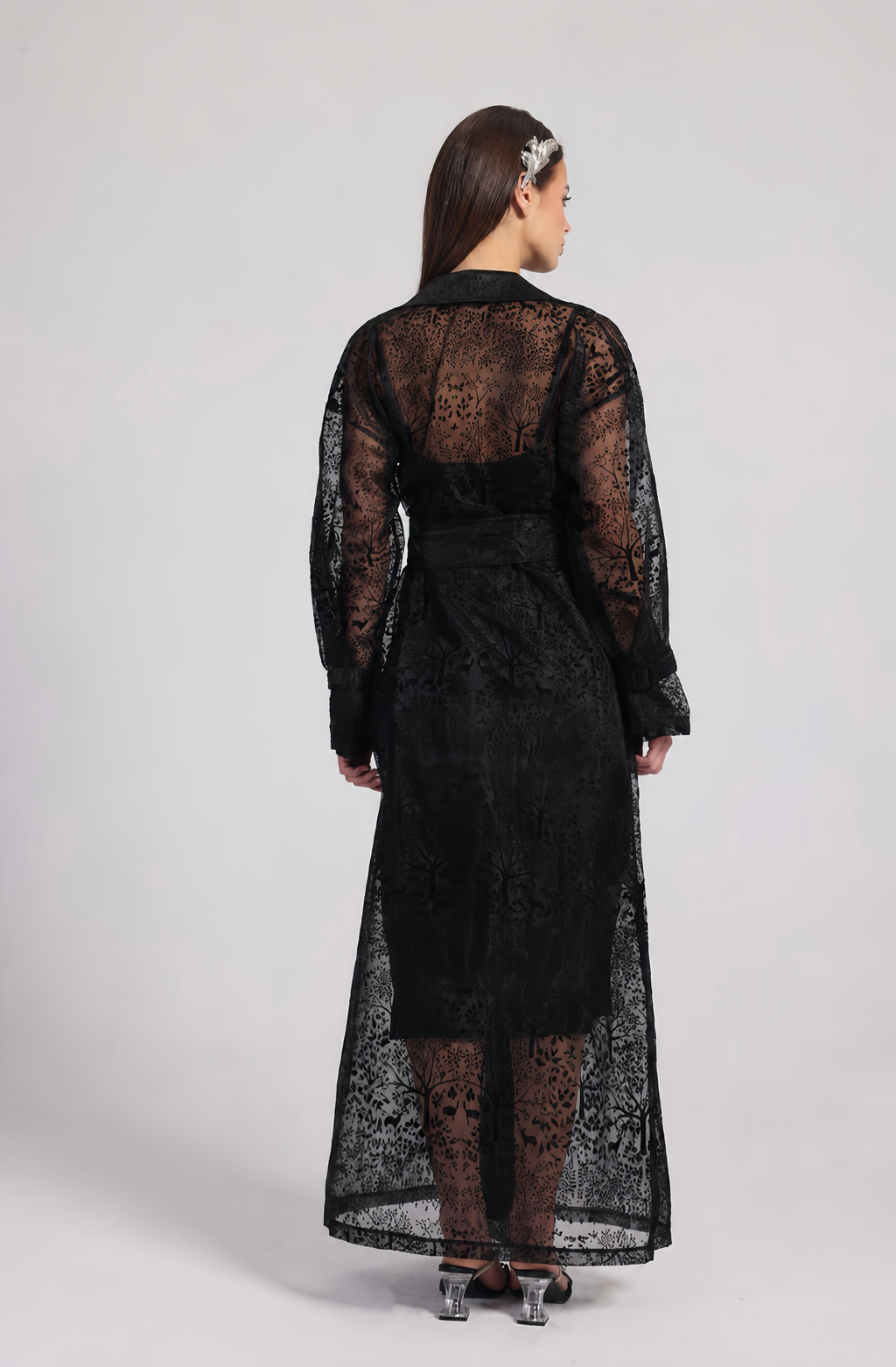 MIDNIGHT DEER ORGANZA COAT