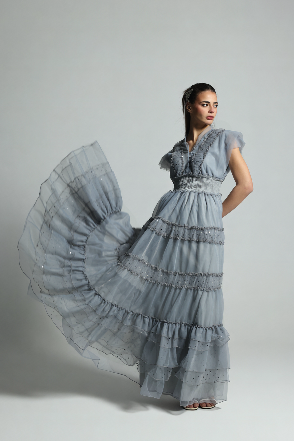 THE STAR GREY DRESS
