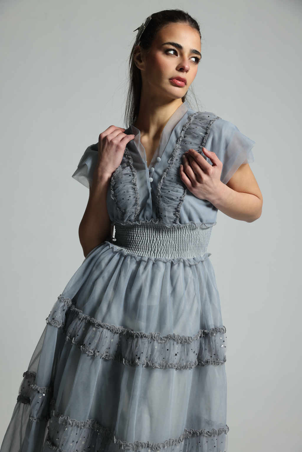 THE STAR GREY DRESS