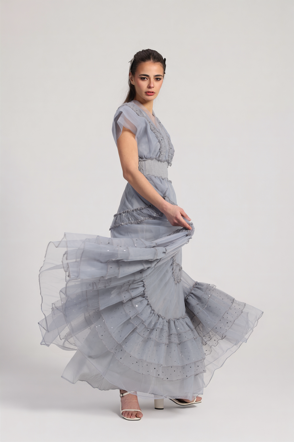 THE STAR GREY DRESS