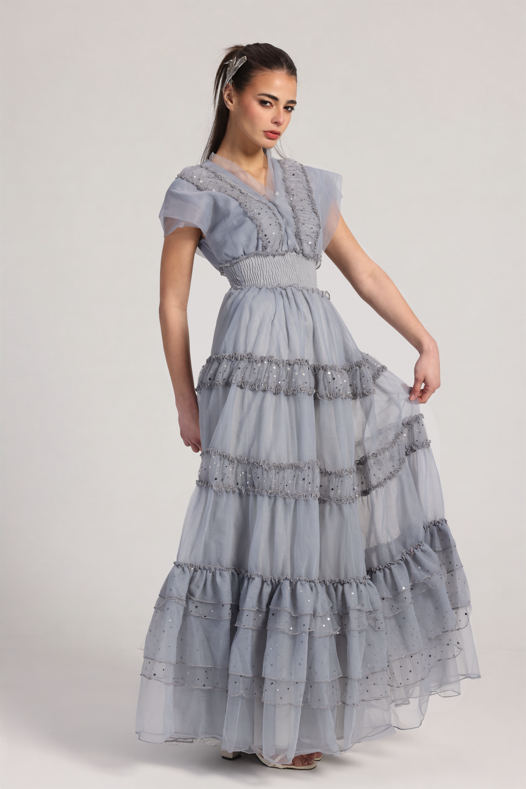 THE STAR GREY DRESS