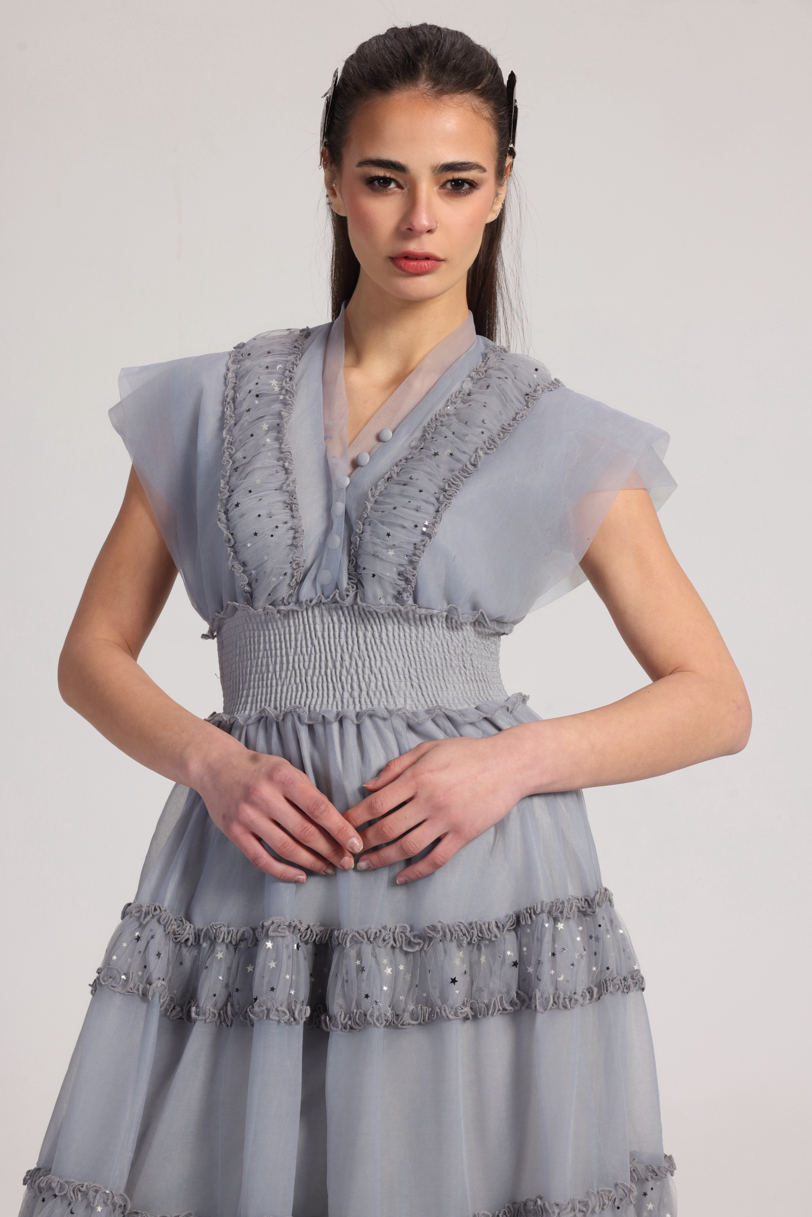 THE STAR GREY DRESS
