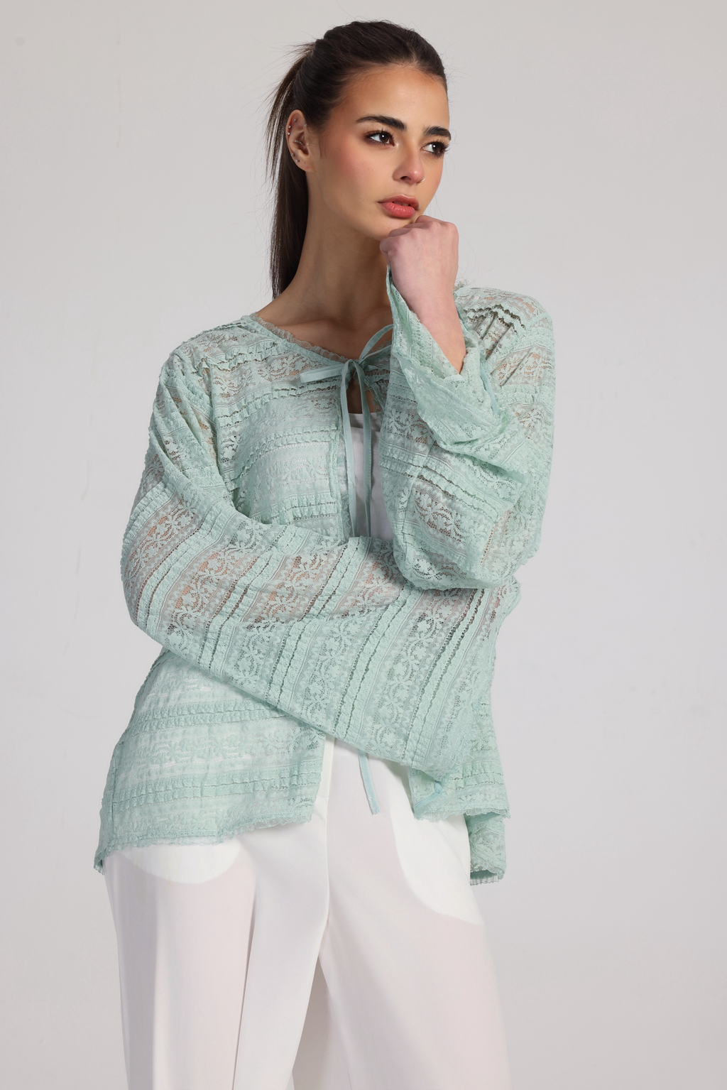 CELESTE LACE BLOUSE
