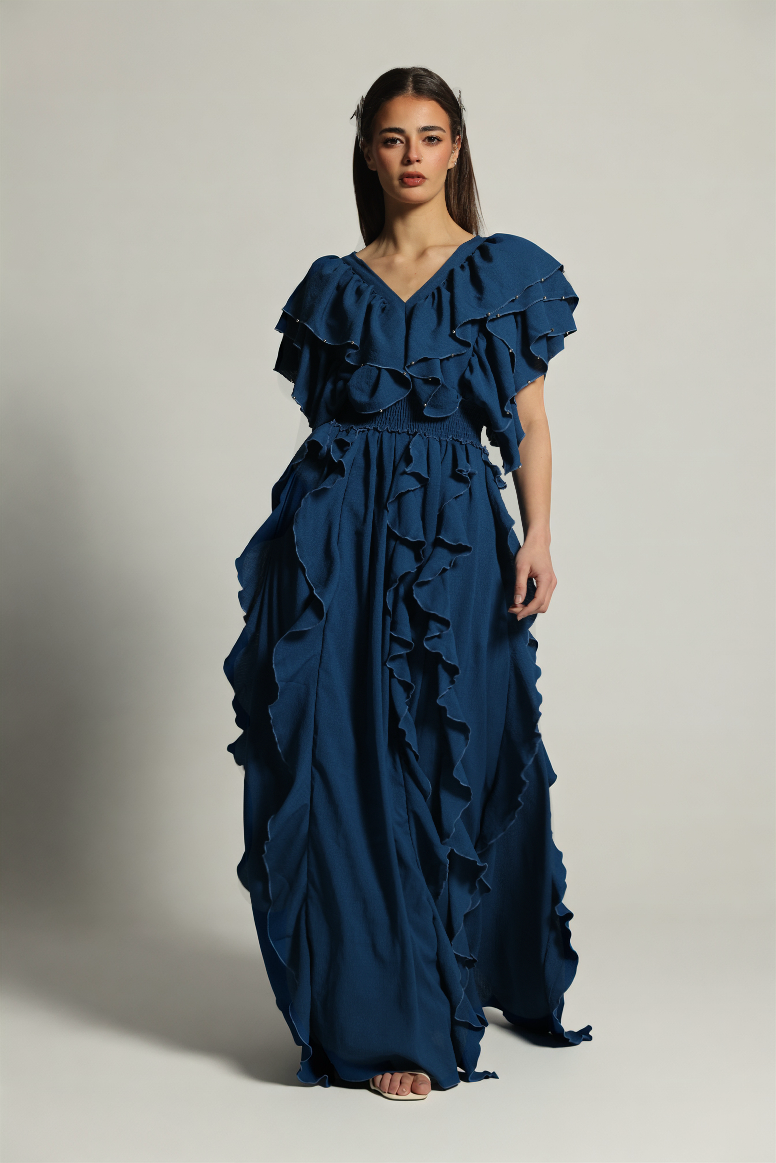 BUTTERFLY SEA BLUE DRESS