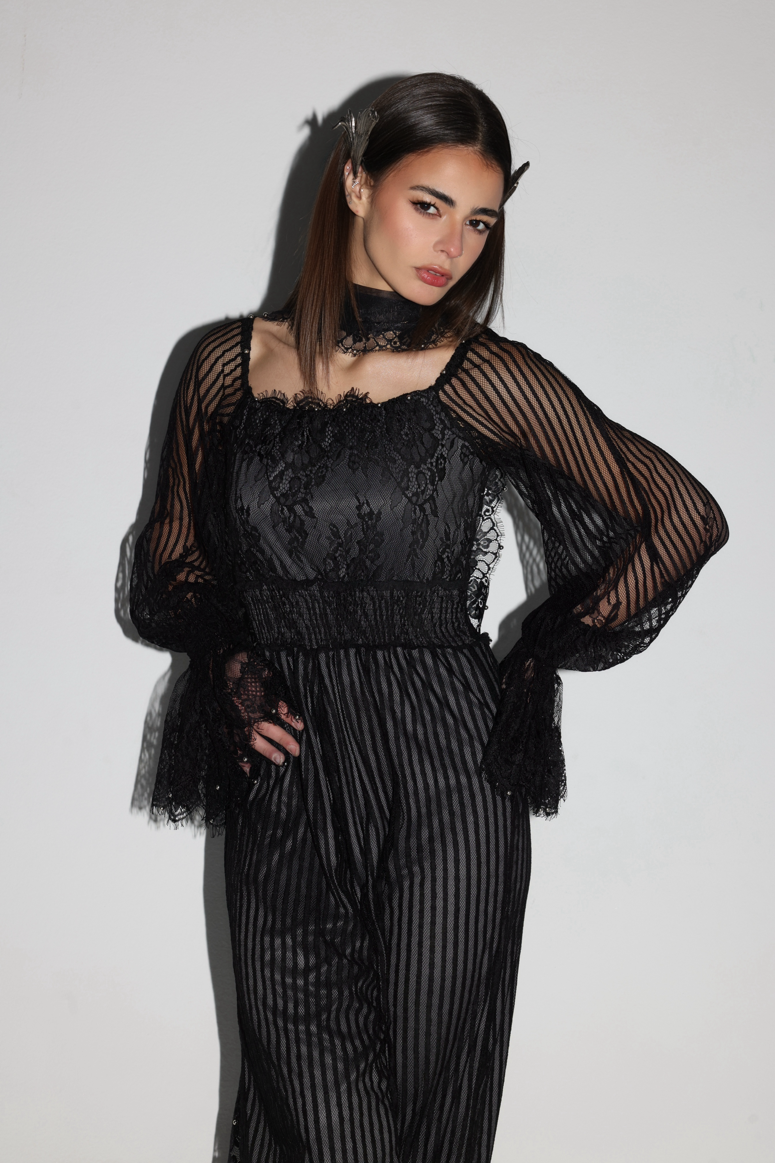 Noir Éclipse jumpsuit