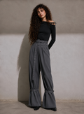BELL PANTS IN GREY