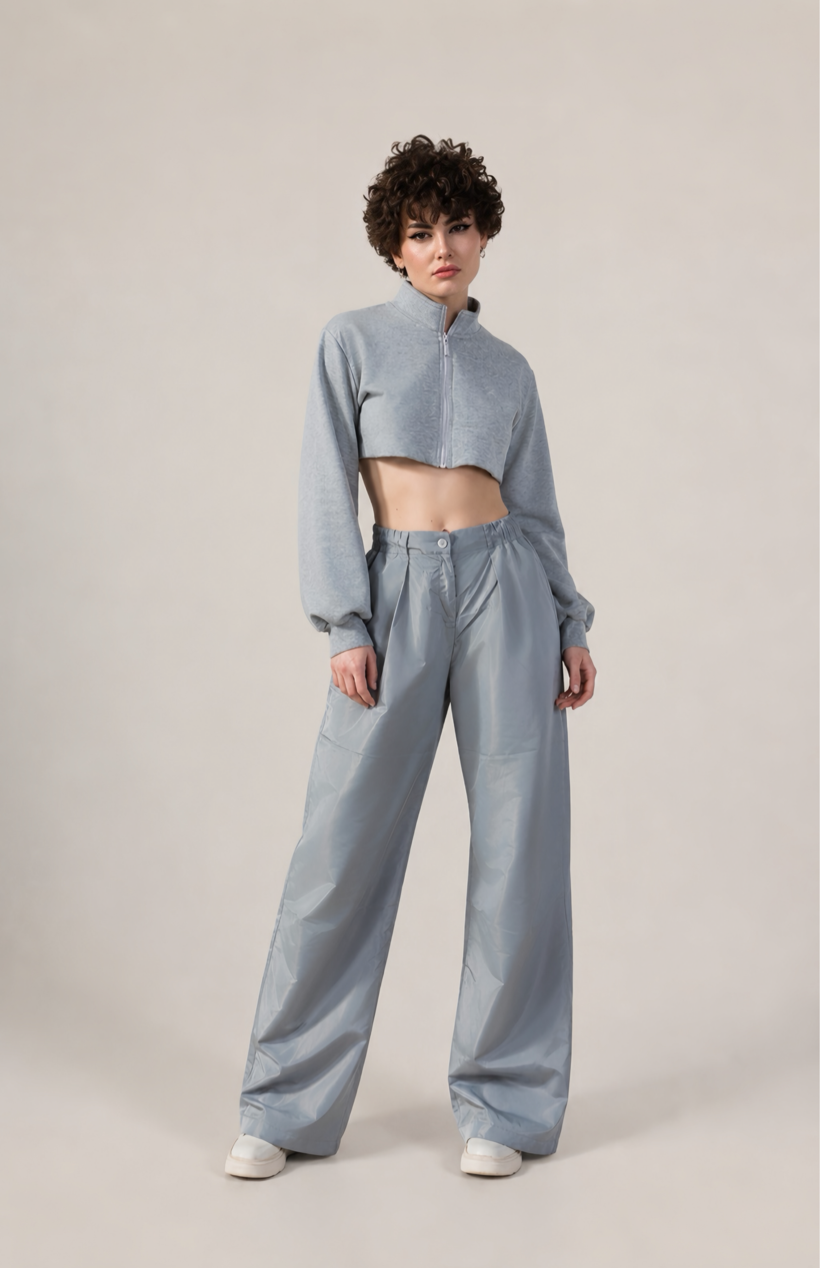 RAIN BELL PANTS IN GREY