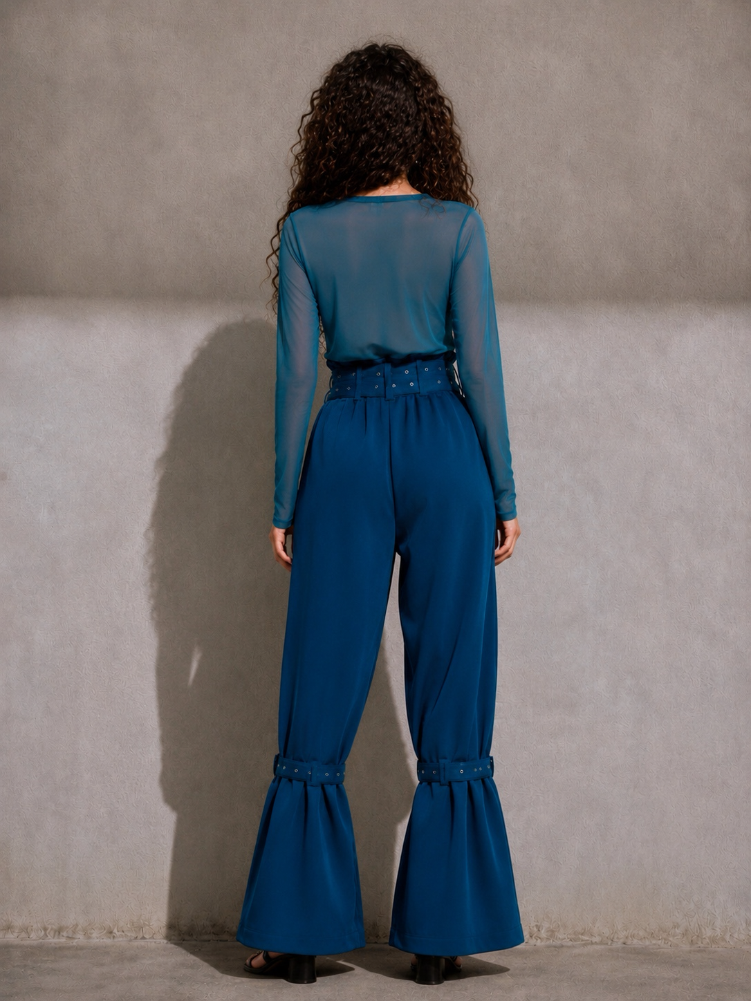 BELL PANTS IN AZURE