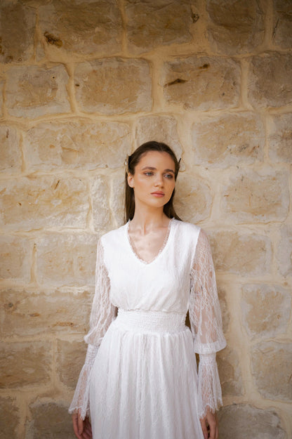 ANGEL FALLEN IN DANTEL-DRESS