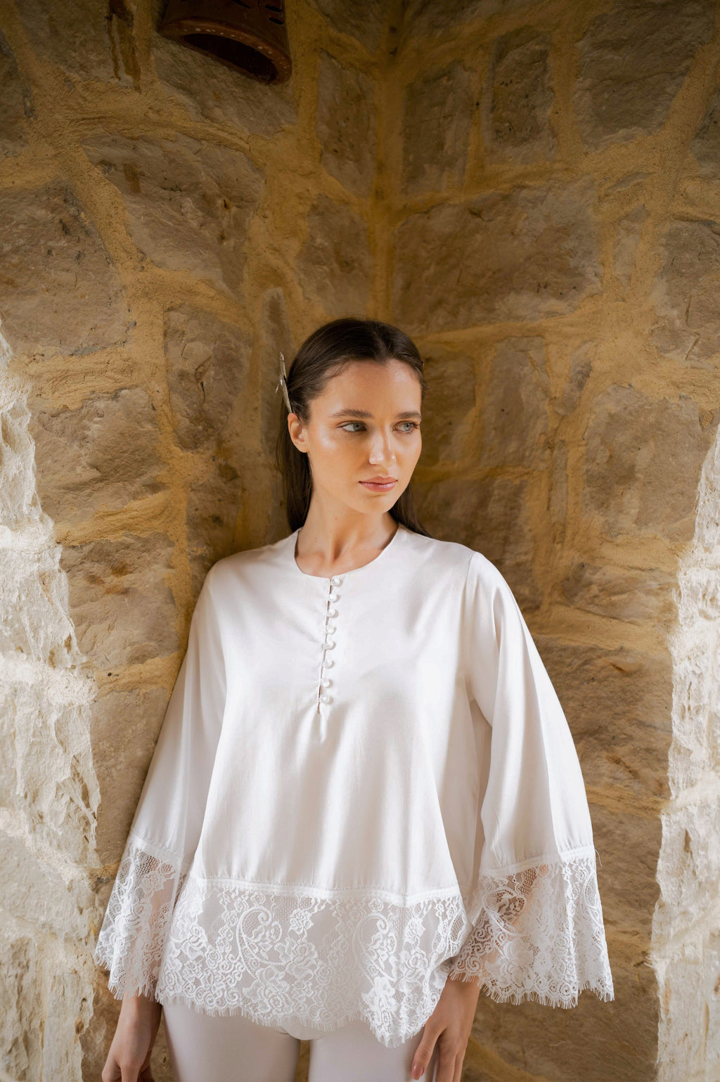 BOHIMIAN WHITE BLOUSE