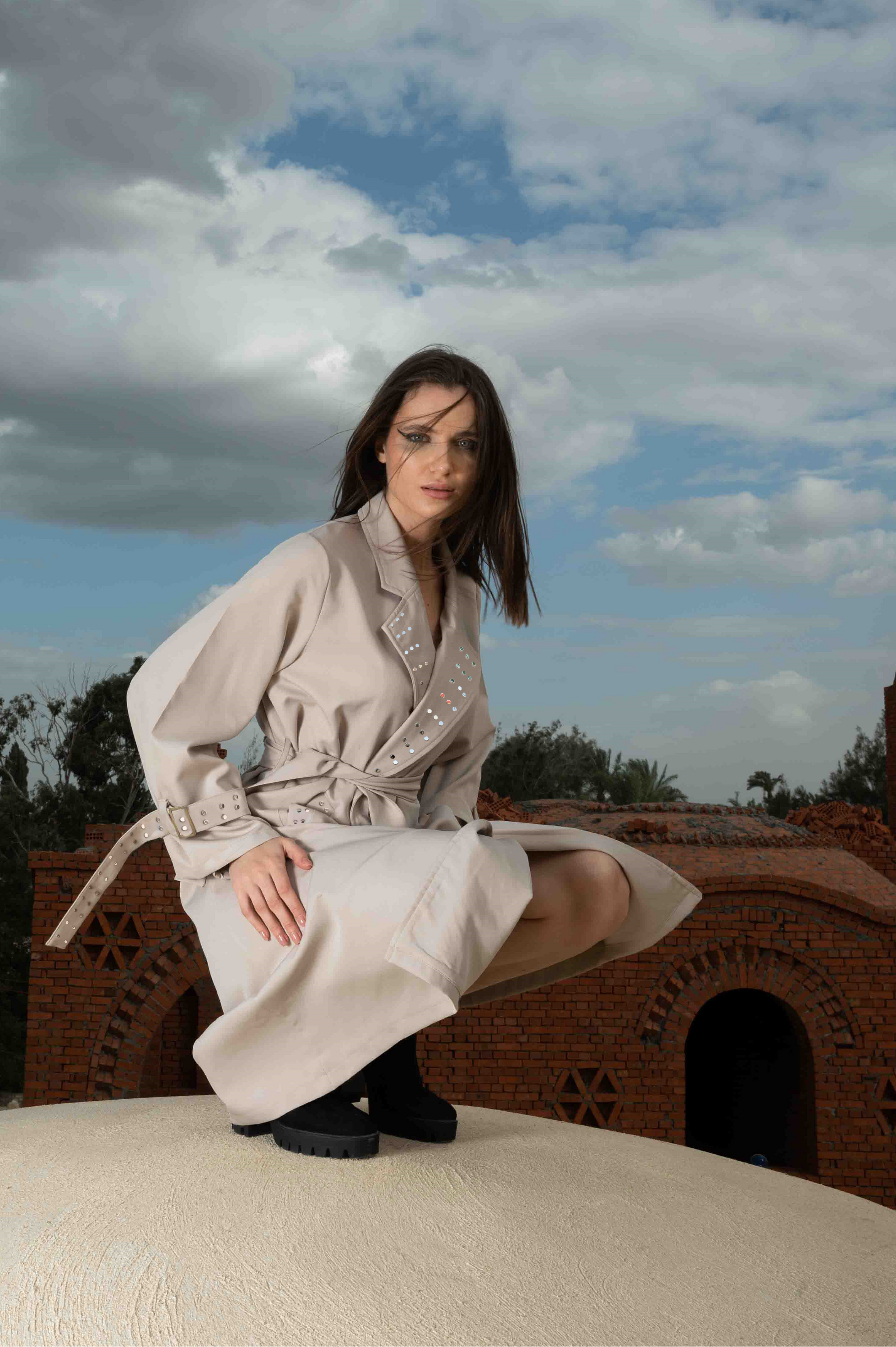 MISS 'S' BEADED COAT