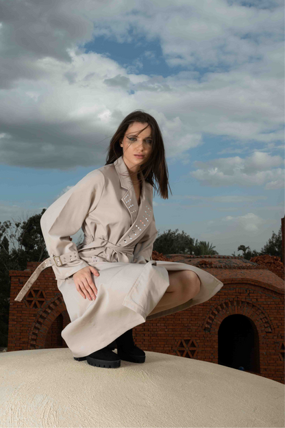 MISS 'S' BEADED COAT