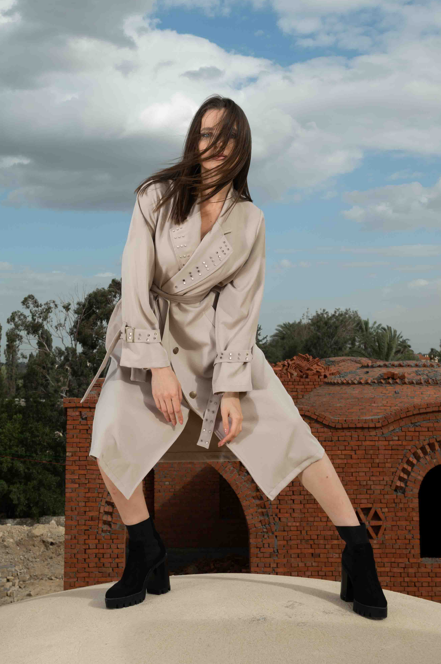 MISS 'S' BEADED COAT