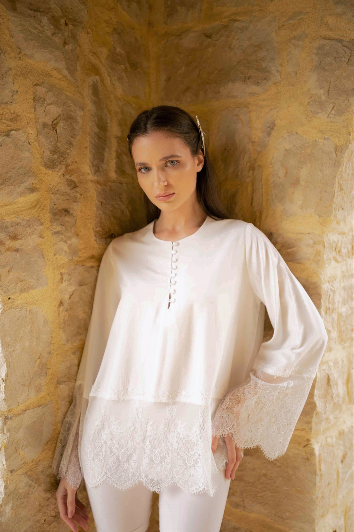 BOHIMIAN WHITE BLOUSE